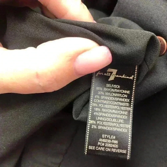 7 for all Mankind Black Jacket - Picture 4 of 6
